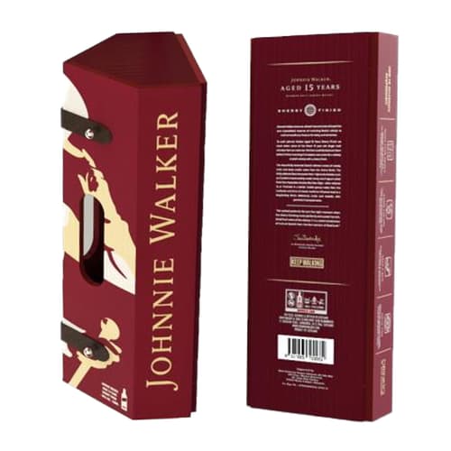 Johnnie Walker 15YO Sherry Wooden Tray 2022_1