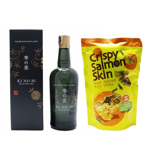 KI NO BI Kyoto Dry Gin with Crispy Salmon Skin