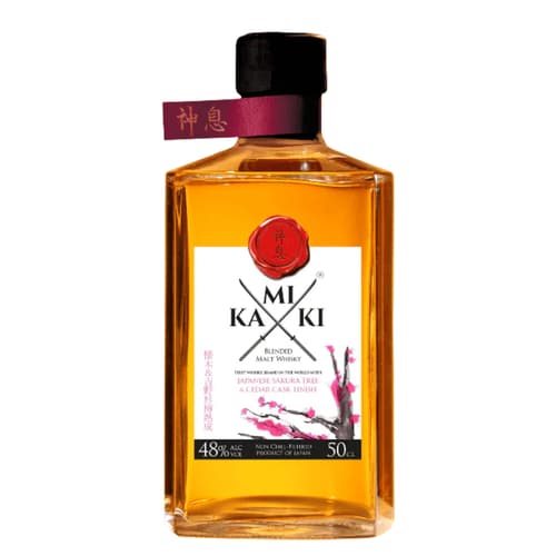 Kamiki Sakura Wood Blended Malt Whisky 48% 50cl