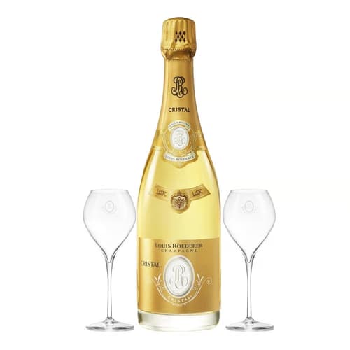 Louis Roederer Champagne Cristal 2015 with Gift Pack