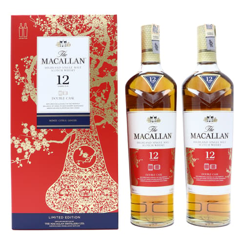 MACALLAN 12 YO Double Cask CNY Limited Edition Twin Set