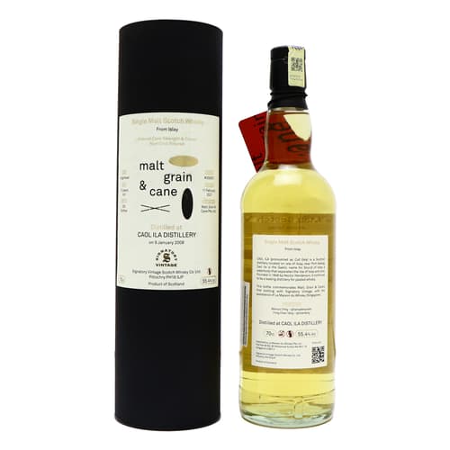 MALT, GRAIN & CANE Caol Ila 13 Year Old (Signatory Vintage) 2008