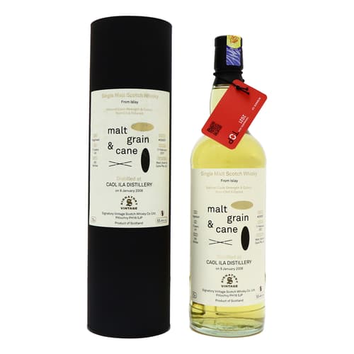 MALT, GRAIN & CANE Caol Ila 13 Year Old (Signatory Vintage) 2008