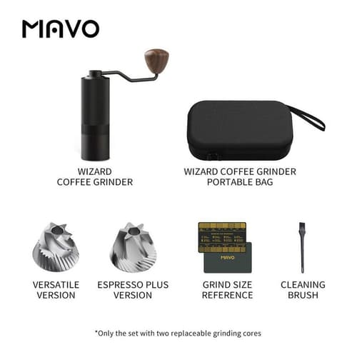 MAVO 2.0 Manual Coffee Grinder Black - Image 2