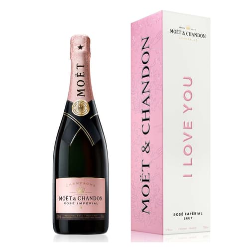 MOET & CHANDON Brut Imperial Rose Valentines Limited Edition