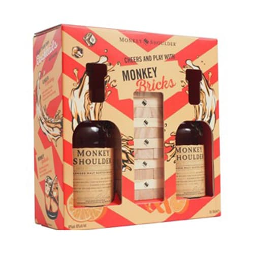 MONKEY SHOULDER Whisky With Bricks Jenga Bundle Set