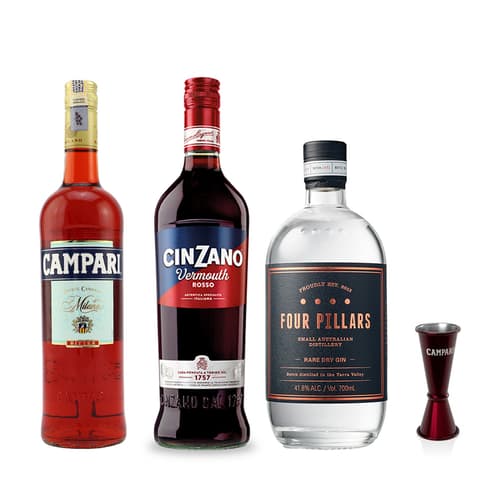 Negroni Cocktail Set FOC Campari Jigger 2