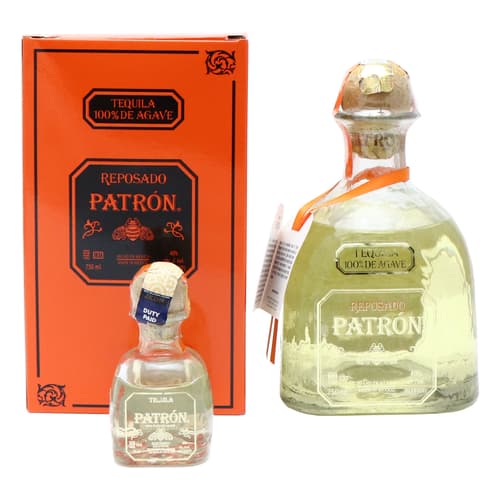 PATRON Reposado with miniature