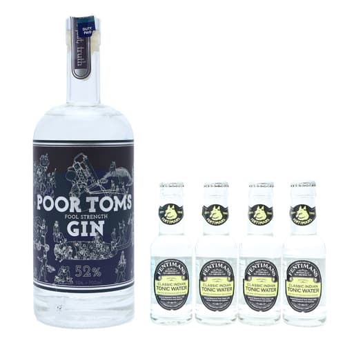 POOR TOMS Fools Strength Gin With Tonic Water 1