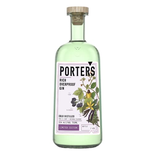 PORTER’S Rich Overproof Gin