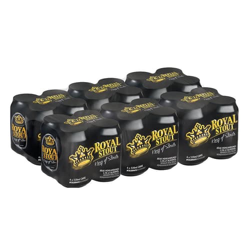 ROYAL STOUT Beer Can (320ml x 24) 11