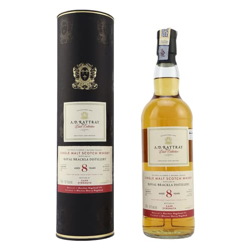 Royal Brackla 8 Year Old 2010 Cask Collection A.D Rattray
