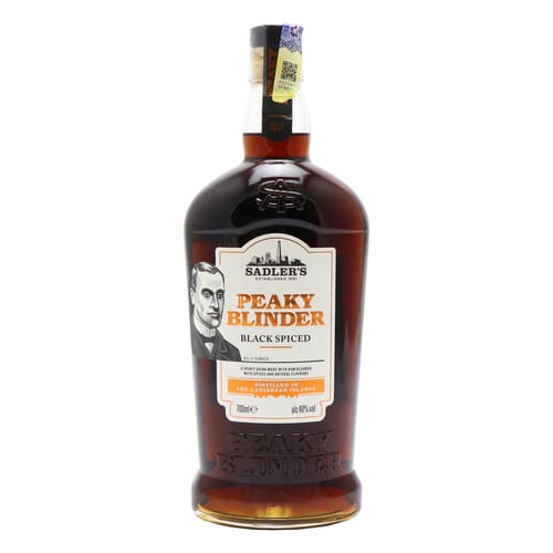 SADLER'S Peaky Blinder Black Spiced Rum - Billy Kimber