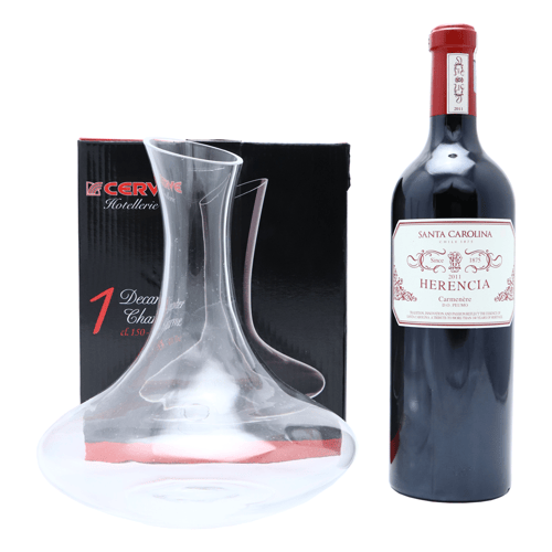 SANTA CAROLINA Herencia Carmenere 2011 with Decanter