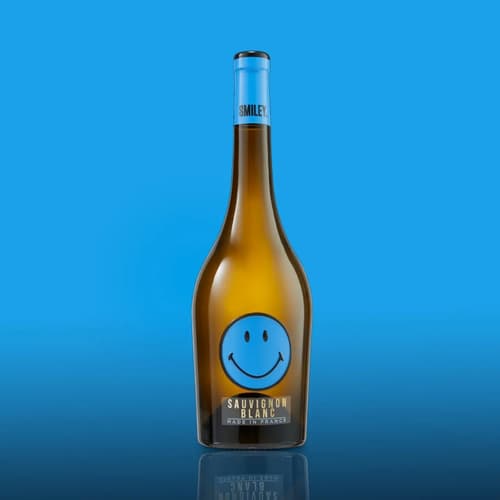 SMILEY® Sauvignon Blanc 11.5% 75cl French white wine bottle