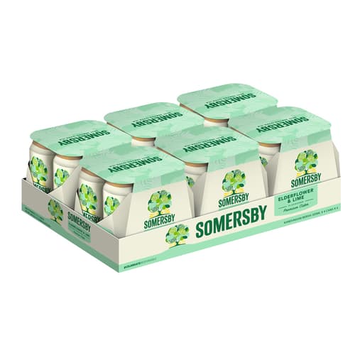 SOMERSBY Elderflower Lime Can (320ml x 24) 3