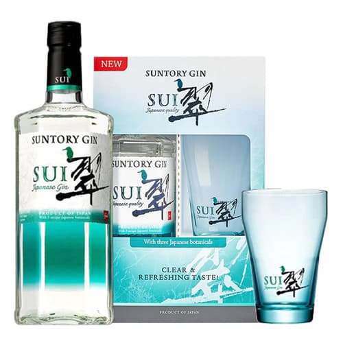 SUNTORY Sui Gin with Glass Gift Set