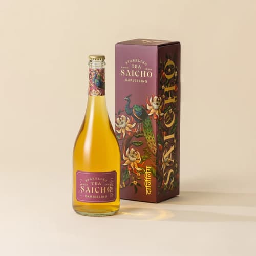 Saicho Darjeeling Sparkling Tea Gift Box 0% 750ml