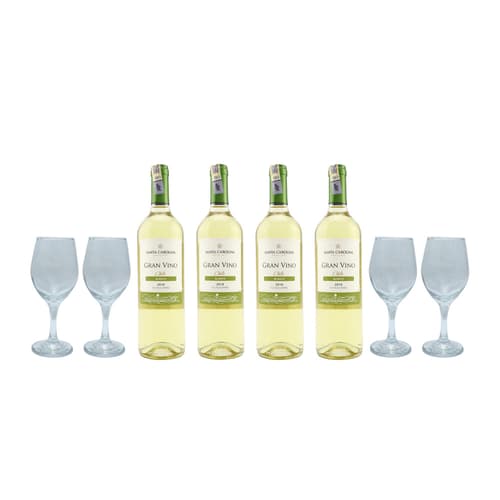 Santa Carolina Gran Vino Blanco Bundle Set