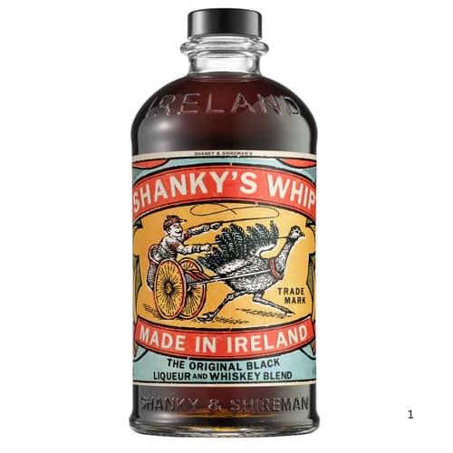 Shanky’s Whip Black Irish Whiskey Liqueur 33% 750ml