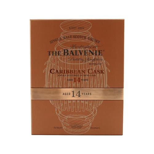 THE BALVENIE 14 Year Old Caribbean Cask Whisky Gift Set