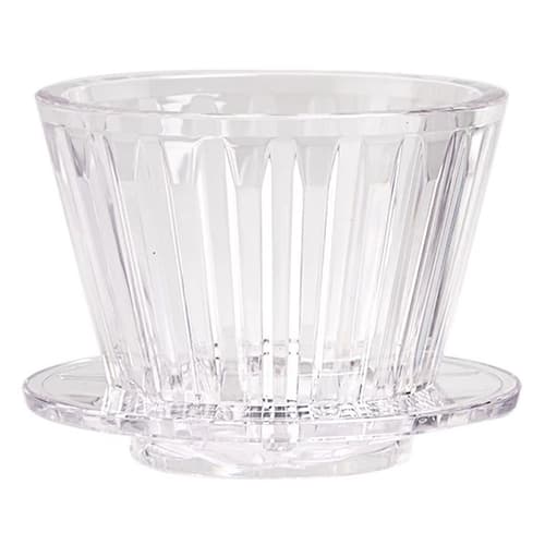 TIMEMORE Crystal Eye B75 Cake Shape Coffee Dripper Crystal White