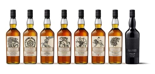 The Game of Thrones Single Malt Scotch Whisky Collection 8 Bottles