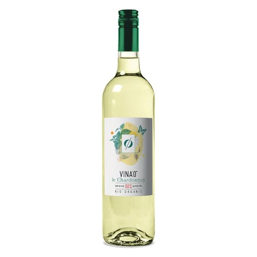 VINA’0° Le Chardonnay Organic Alcohol Removed Wine