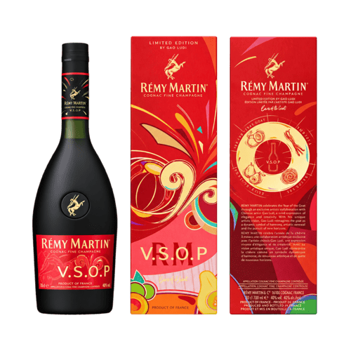 Rémy Martin VSOP Year of the Goat 2027 with 1 Rémy Martin VSOP Miniature 5 cl 40% 700ml