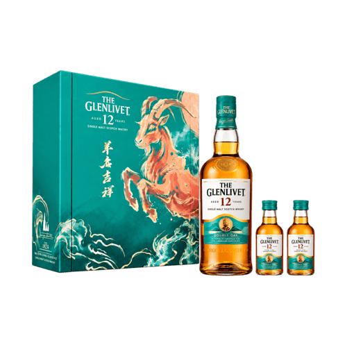 The Glenlivet 12 Year Old CNY Gift Set 40% 700ml