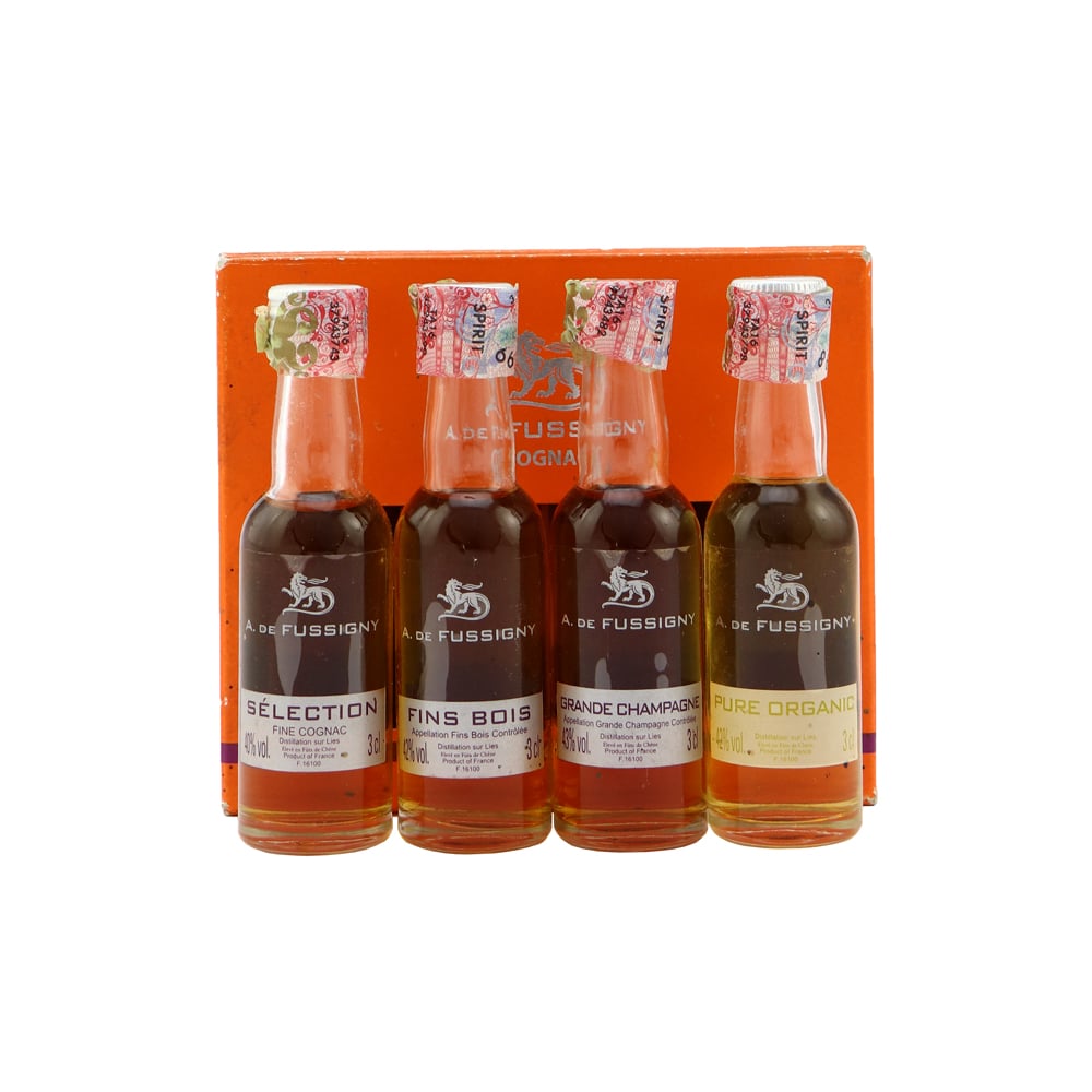 A. DE FUSSIGNY Cognac Tasting Kits 4X3CL Miniature