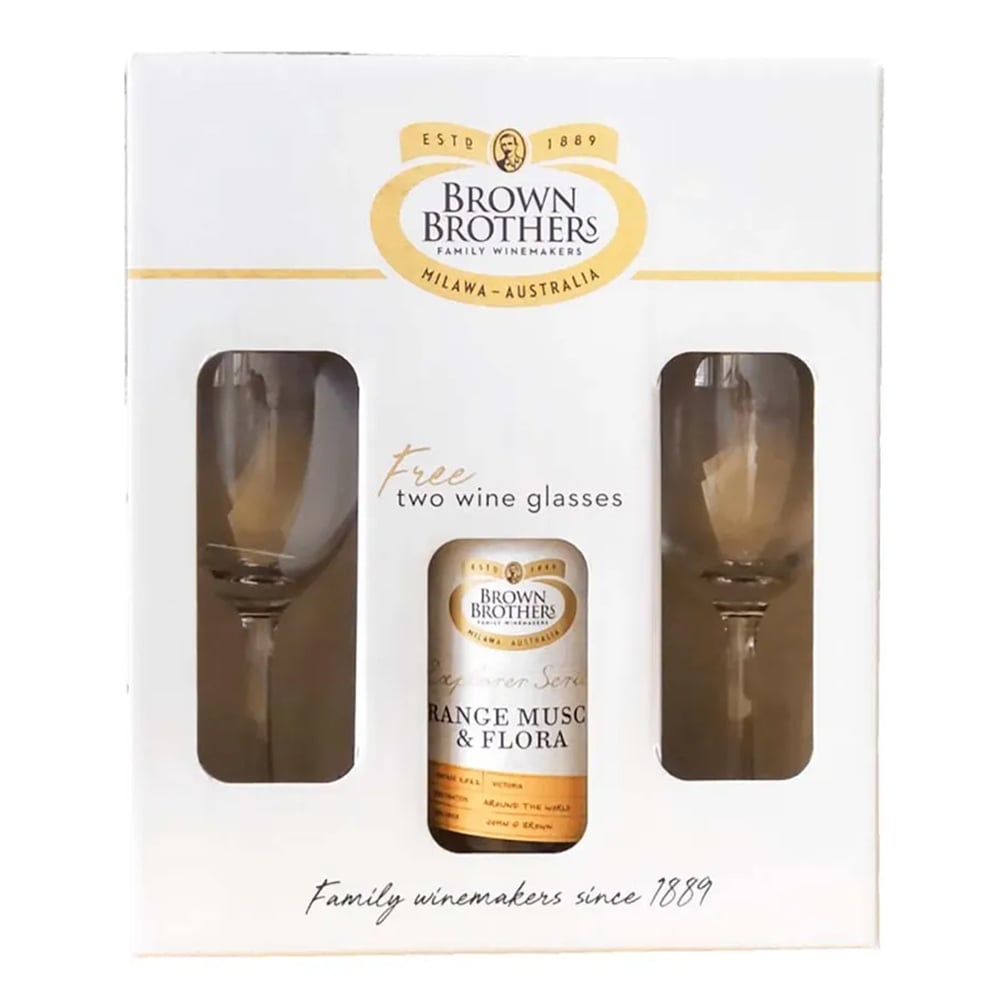 BROWN BROTHERS Explorer Series Orange Muscat & Flora Giftpack