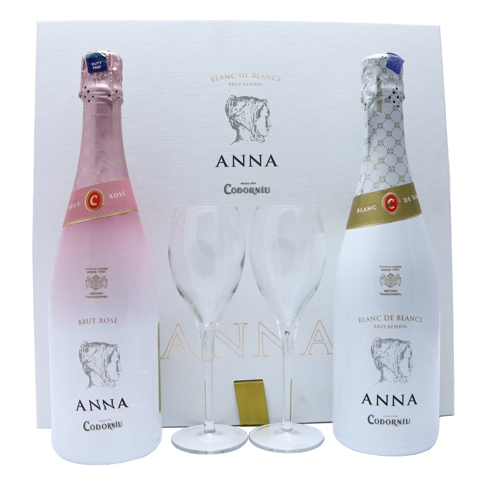 CODORNIU Anna Blanc de Blanc Gift Pack 2