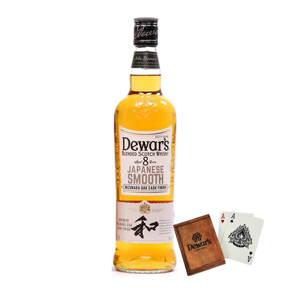 Dewar’s 8 Years Japanese Smooth Mizunara Cask with Poker Card