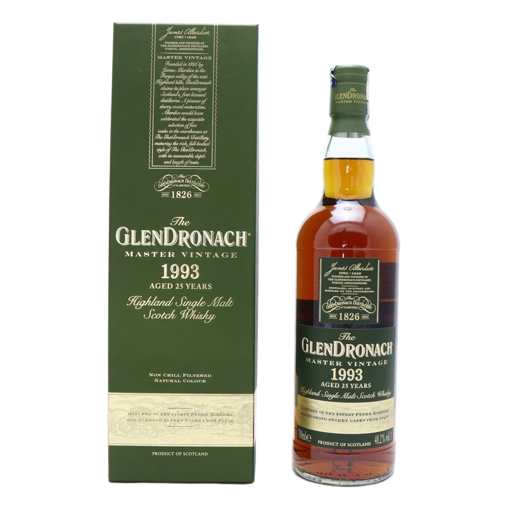 GLENDRONACH 25 Year Old 1993 Master Vintage