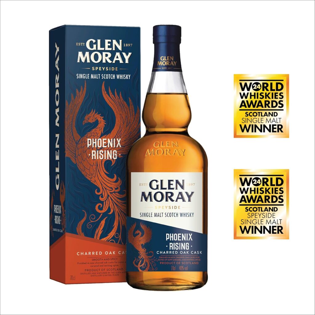Glen Moray Phoenix Rising Charred Oak Casks Award