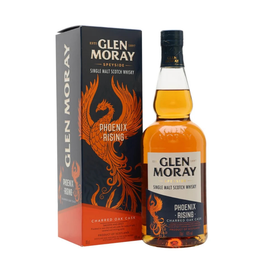 Glen Moray Phoenix Rising Charred Oak Casks