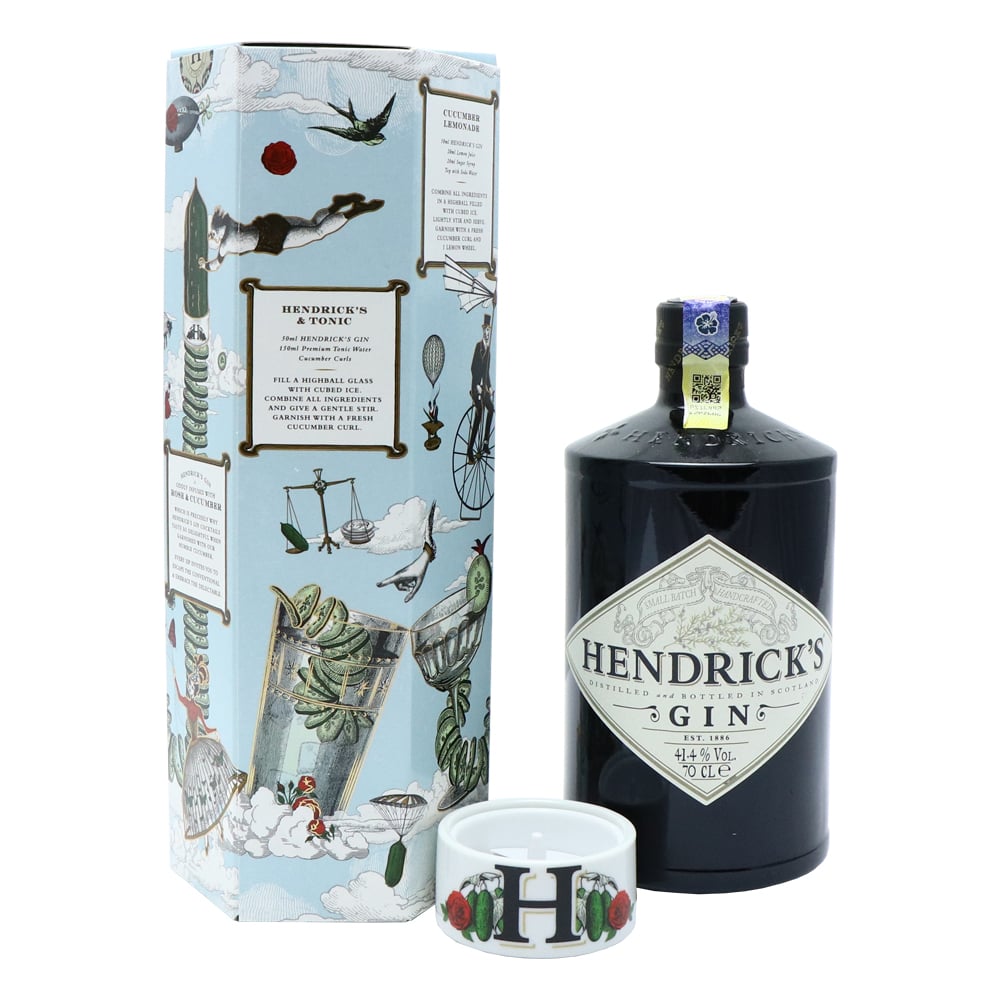 Hendrick's Gin  Scottish Gin Infused with Cucumber & Rose