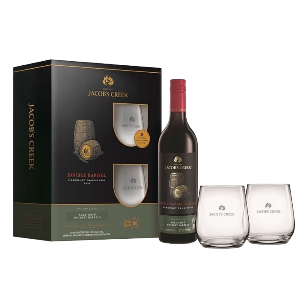 JACOB CREEK Double Barrel Cabernet Sauvignon VAP with 2 Glass