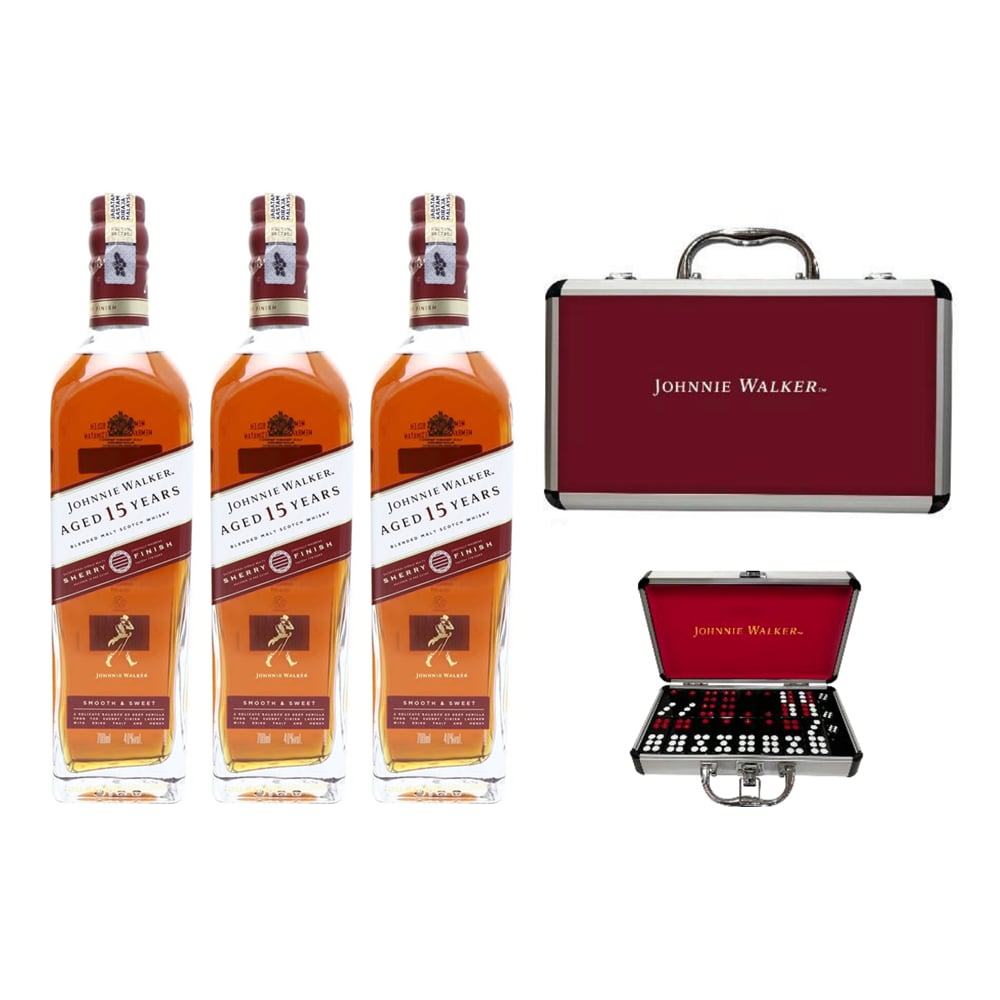 JOHNNIE WALKER 15 Year Old Sherry Finish Pai Kow CNY Set