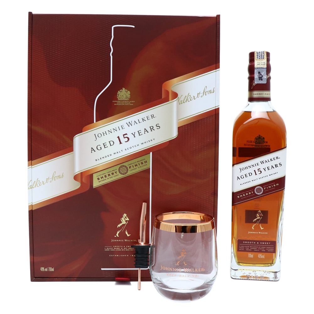 JOHNNIE WALKER 15 Years Sherry Value Added Pack