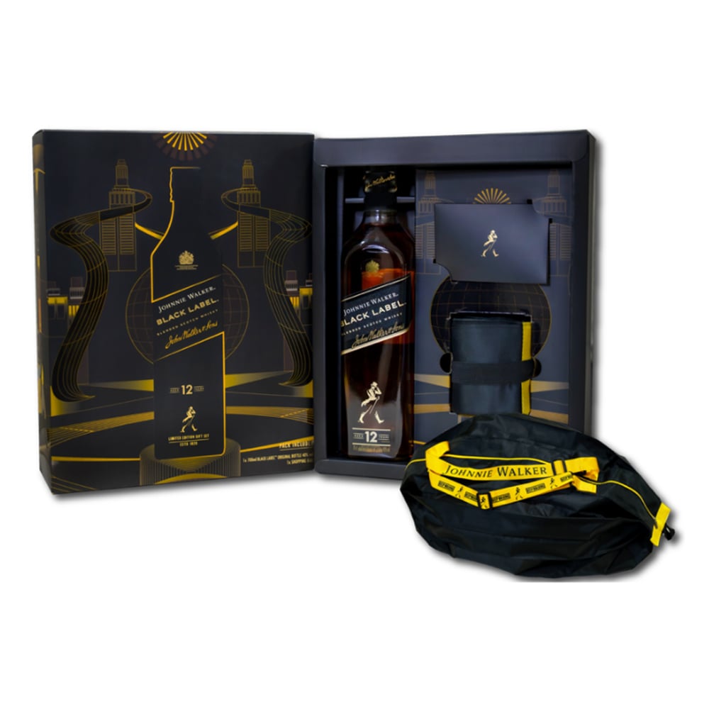 JOHNNIE WALKER Black Label VAP Foldable Shopping Bag
