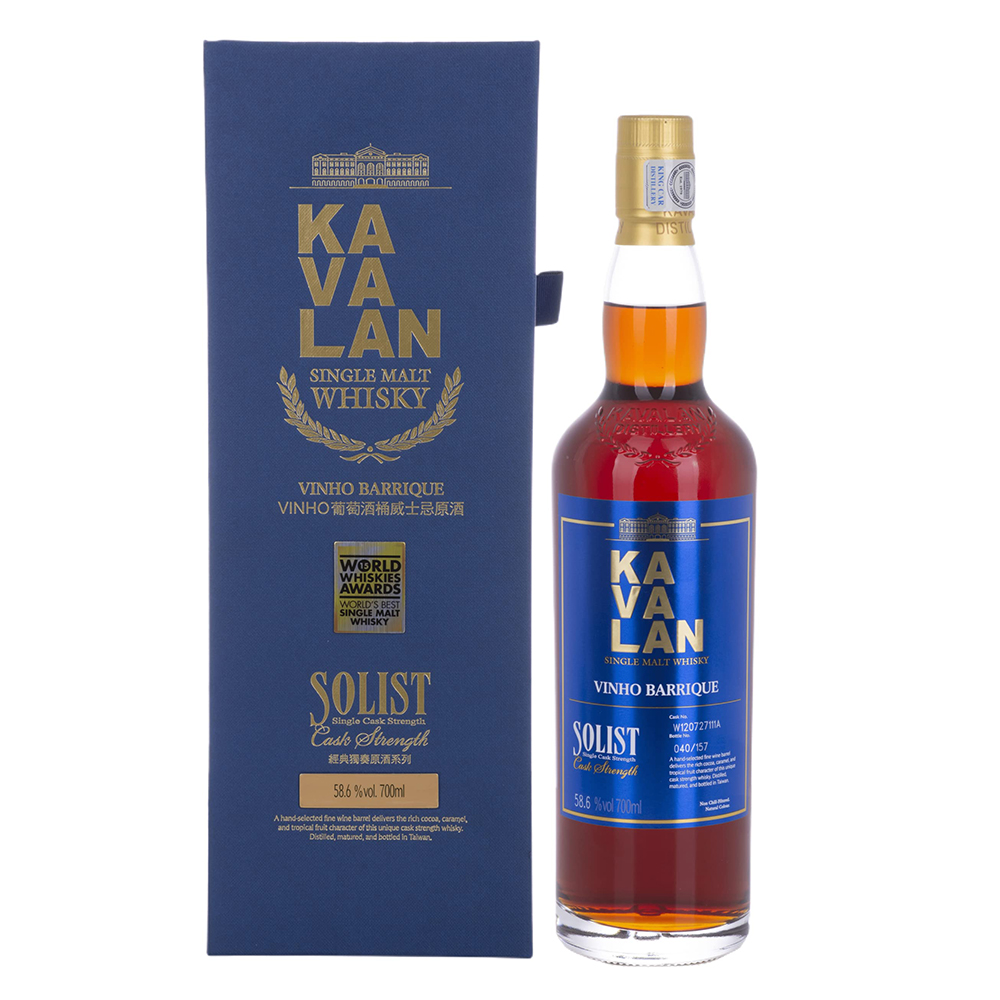 KAVALAN SOLIST シングルモルトウィスキー 1000ml KAVALAN Distillery Select No.1 Single Malt Whisky - Whisky.my