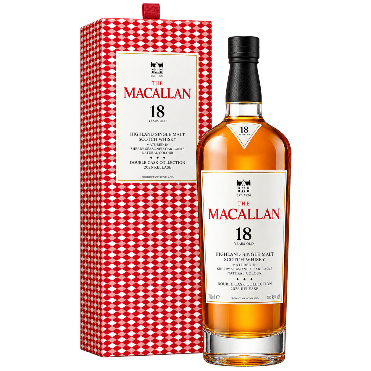 ウイスキー The Macallan 18 Year Old Double Cask MACALLAN 18 Year Old Double Cask