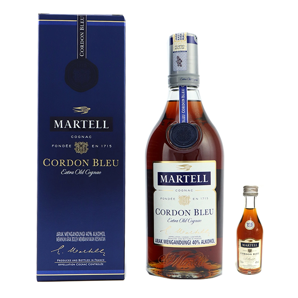 MARTELL Cordon Bleu with Miniature