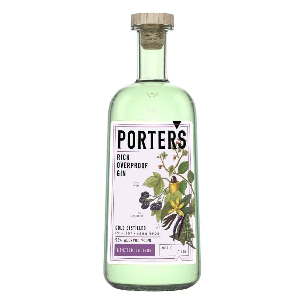 PORTER’S Rich Overproof Gin