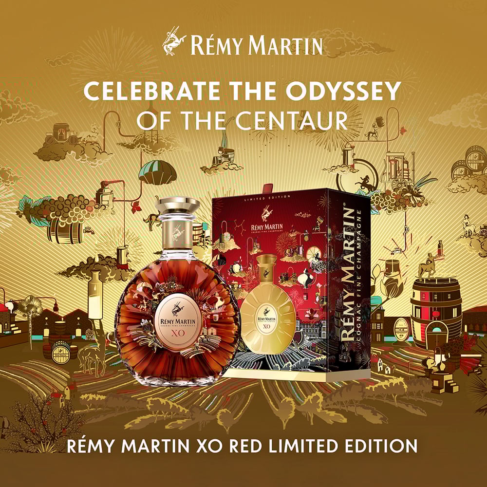 REMY MARTIN XO Limited Edition ( Red Decanter )