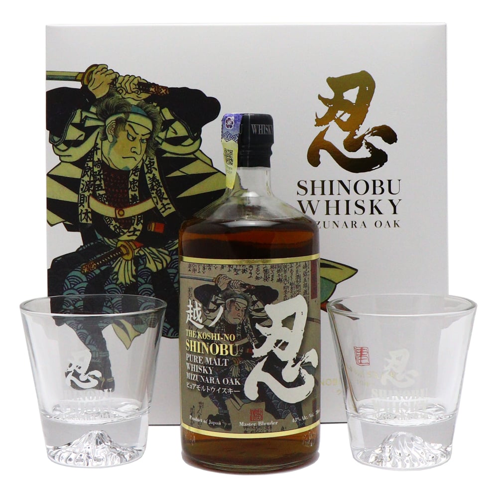 SHINOBU Pure Malt Mizunara Oak Finish Gift Set