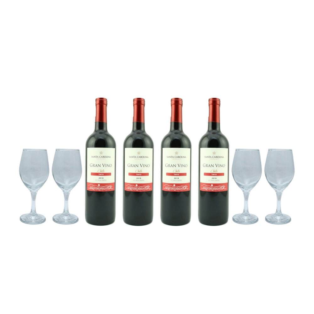 Santa Carolina Gran Vino Tinto Bundle Set
