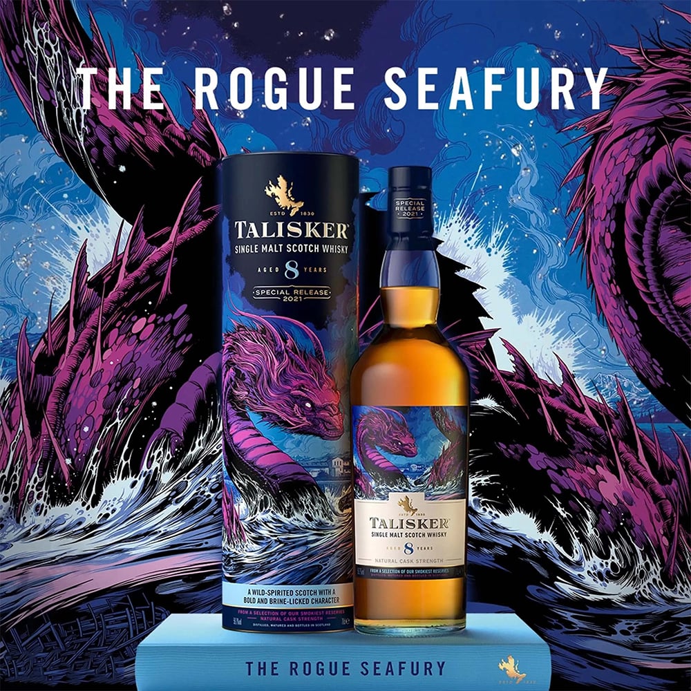 TALISKER 8 Year Old The Rogue Seafury Legends Untold Collection